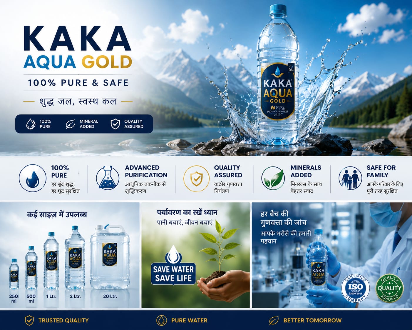 Kaka Aqua Gold 100% Pure & Safe Drinking Water Range